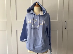 Damen Hoodie Superdry Gr.L Hellblau Neu mit Etikett - Bild 1 von 3