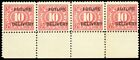 RC4, Mint NH 10¢ Strip of Four Future Delivery Stamps Cat $96.00 - Stuart Katz
