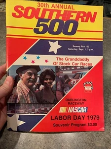 Nascar 9/1/79 Southern 500 Darlington Race Program,30th Annual - Picture 1 of 4