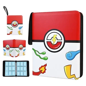 Card Binder for Pokemon Cards Holder Fits 900 Cards w/ 50 Removable Sleeves TCG - Picture 1 of 5
