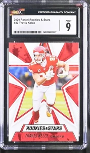 Travis Kelce #42 CGC 9 Panini Rookies & Stars 2020 Mint NFL Kansas City Chiefs - Picture 1 of 2