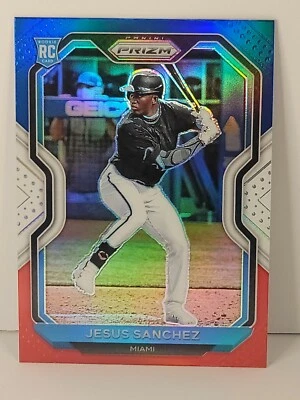 Jesus Sanchez RC 2021 Prizm Red White Blue Rookie - Image 1 of 2