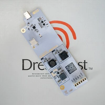 Dreamcast Replacement Power Supply USBC Type C Mod With 3D Printed Spacer - Image 1 of 4