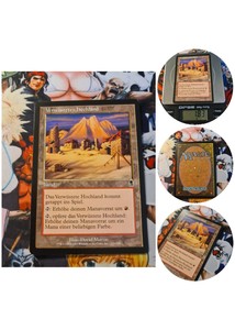 MTG Ravaged Highlands Magic the Gathering ODYSSEY Nm German Collection Card Card 