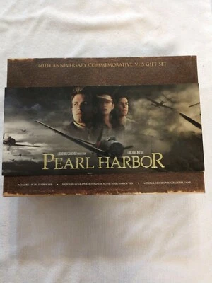 Pearl Harbor (VHS, 2001, 3-Tape Set, Gift Set Includes Map and National Geograp… - Image 1 of 4