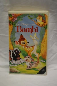 WALT DISNEY BLACK DIAMOND CLASSIC BAMBI WITH HOLOGRAM AND RED SIGNATURE - Picture 1 of 9