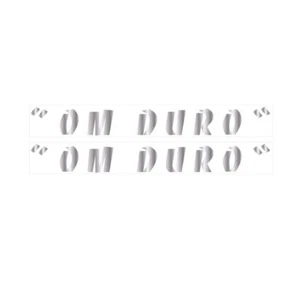 SE Racing - OM Duro down tube decal - chrome on clear - Picture 1 of 1