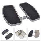 Metal Steel & Rubber Motorcycle Foot Boards Pedal for Universal Fitment