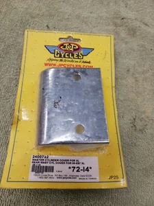 HARLEY IRONHEAD EVO SPORTSTER CHROME REAR MASTER CYLINDER COVER FOR 1980-1987 XL - Picture 1 of 5