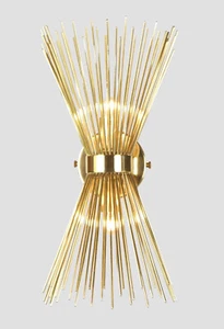 Lámpara de pared erizo de aplique de pared de mediados de siglo - Imagen 1 de 6