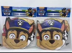2 Confezioni Uniche Paw Patrol Maschera di Carta 16 Maschere Totali in 4 Disegni Festa Vestire - Foto 1 di 1