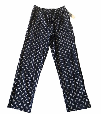 NUEVO CON ETIQUETAS $40 Michael Kors Para hombres Ropa de Salón Logo Pijama Pantalones Azul Talla S M XL Foto 1 de 3