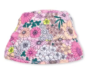 Shade Critters Mod Floral Pink Bucket Hat UV 50+ YM - Picture 1 of 3