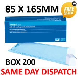 BEUSCHEN SELBSTVERSIEGELUNG STERILISATION 85X165MM BOX 200 MIT FARBWECHSELANZEIGE - Bild 1 von 9