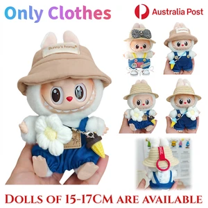 17CM Labubu Doll Clothing Set Hat Shoes Suit Outfits DIY Accessories Toys Gifts - Picture 1 of 16
