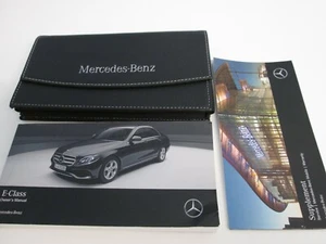 GENUINE MERCEDES E-CLASS W213 MANUAL HANDBOOK WALLET PACK 2016-2022 - Picture 1 of 2