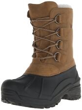 Totes Men's Arnold Insulated Lace Up Snow Boot Tan Size 12