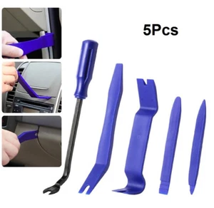 5Pcs Car Trim Removal Kit Door Panel Fastener Auto Dashboard Plastic Tool Set - Picture 1 of 9