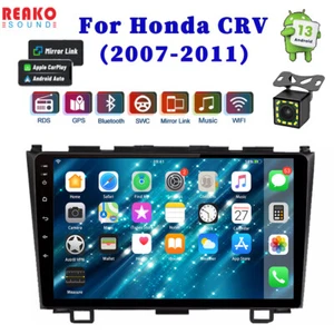 For Honda CRV 2007-2011 Carplay Car Stereo Radio GPS Android 13.0 Navi WiFi RDS - Picture 1 of 12