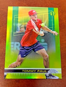 Tommy Paul 2024 Topps Chrome Tennis Lime Green Refractor /299 - Bild 1 von 4