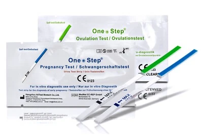 60 Ovulationstest + 20 Schwangeschaftstest Frühtest - optimale Sensitivität - Bild 1 von 4