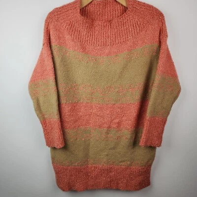 Suéter túnica Anthropologie Pilcro Rugby tejido texturizado a rayas talla XL Foto 1 de 4