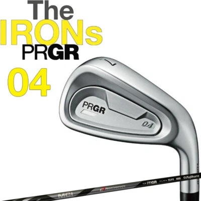 Yokohama PRGR Golf Japan 2024 NEW 04 IRON SET #7,8,9,Pw,Aw MCI Graphite 5-Irons - Image 1 of 4