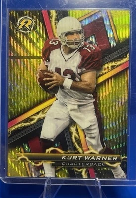 2023 Topps Composite - Resurgence Kurt Warner #64 Yellow Surge Refractor /200 - Image 1 of 4