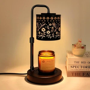 Candle Warmer Lamp with Timer & Dimmer, Adjustable Height Electric Wax Melt W... - Picture 1 of 12