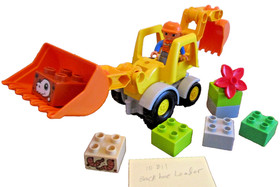 LEGO 10811 - DUPLO, Town: Construction: Backhoe Loader - incomplete