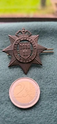 Rare 1914 Dublin Veterans Corps IAVTC /  VTC cap badge Easter Rising 1916 Foto 1 de 3