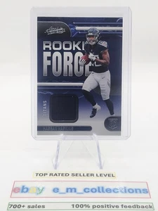 HASSAN HASKINS 2022 Panini Absolute 'Rookie Force' ROOKIE Patch #RF-28 Titans - Picture 1 of 2