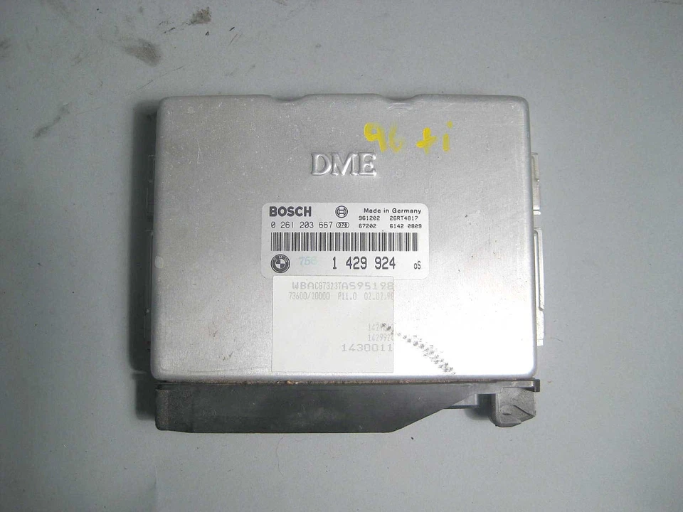BMW M44 4 Cyl DME  ECM Engine Computer Brain 1996-1997 E36 318i Z3 1.9 USED OEM - Image 1 of 1