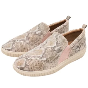 Zapatillas sin cordones Nurture Pink Brayline de piel de serpiente talla 8,5 - Imagen 1 de 11