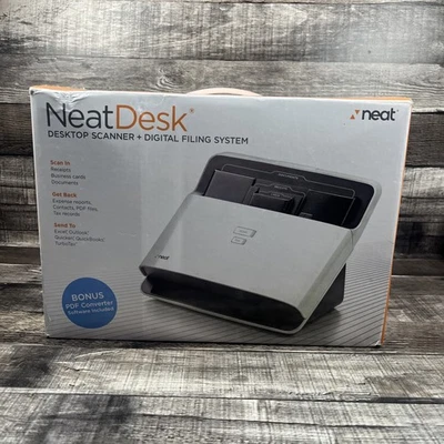 Neat Desk Pass-Through Scanner White Home Office Edition Brand New Free Shipping - Image 1 of 4