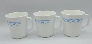 Corning Ware Corelle Coffee Cup Morning Blue Tea Mug 8 oz Lot of 3 Vintage - Picture 1 of 5