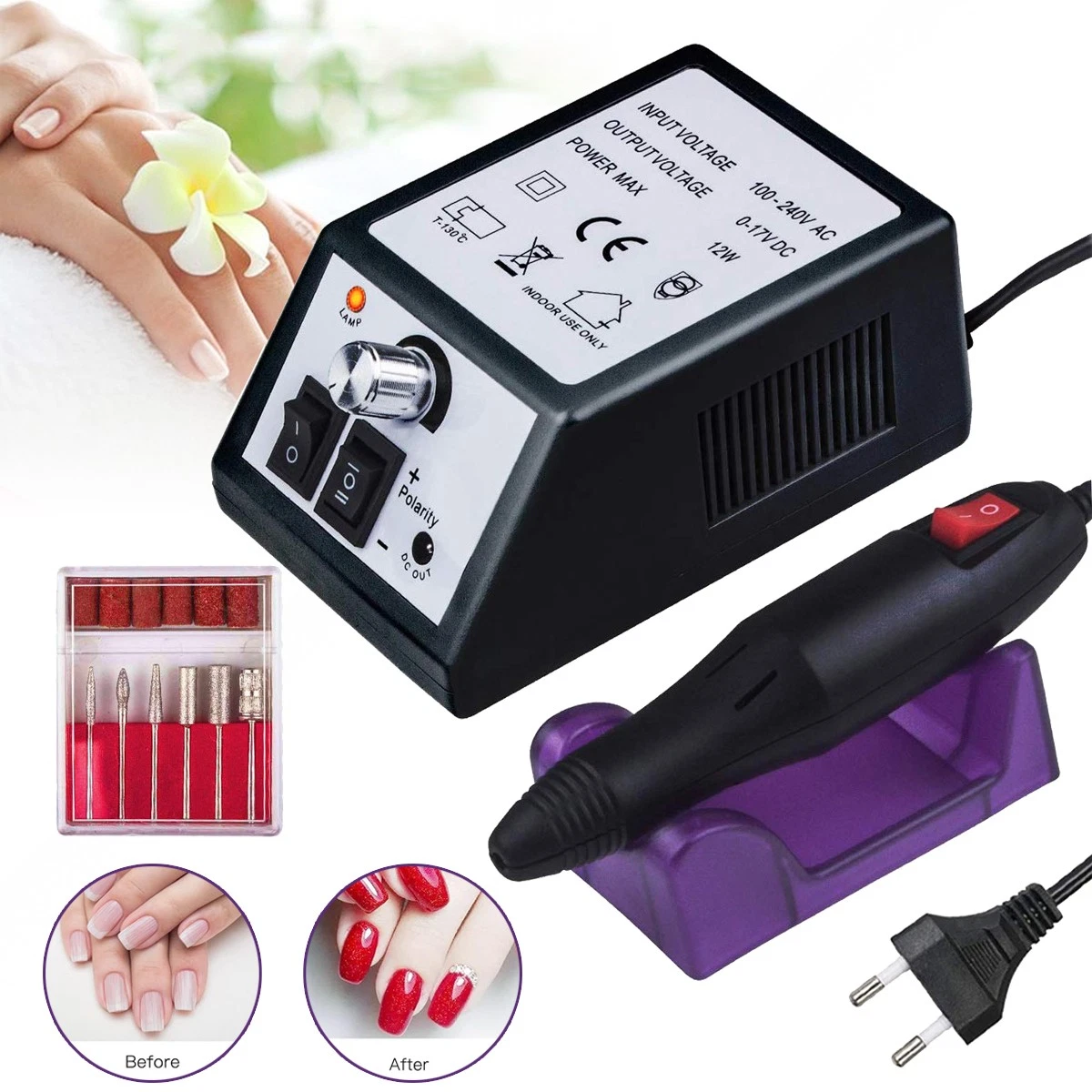 Nagelbohrer Aus Keramik, Maiskopf-Form – Für Elektrische Schleifmaschinen, Zum Polieren & Formen Von Nägeln, Gelb
