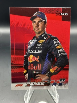 Sergio Perez Oracle Red Bull 2024 Topps F1 Paddock Pass Red Parallel #52 - Image 1 of 2