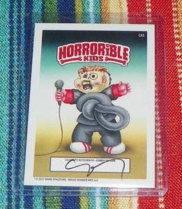 Horrorible Kids Series 6 Corey Taylor Signed Card Auto CA5 Slipknot - Picture 1 of 2