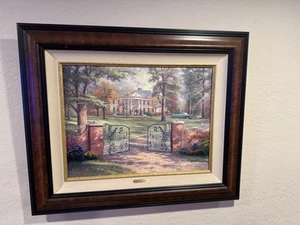 Thomas Kinkade Elvis Presley~ Graceland 50th Anniversary 18x24 COA - Picture 1 of 9
