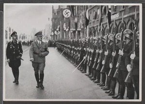 ✔️ 3. Reich RARE PHOTO CARD FROM OFFICIALLY ALBUM BOOK "ADOLF HITLER" 12 X 17 cm - Imagen 1 de 2