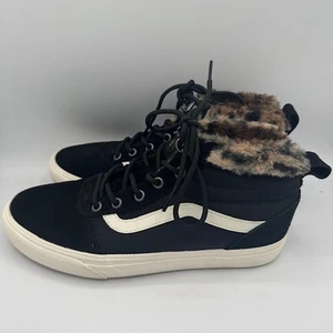 Vans Damen Sk8-Hi MTE (Allwetter) schwarz mit Kunstfell Sneaker Stiefel Größe 9 - Bild 1 von 7