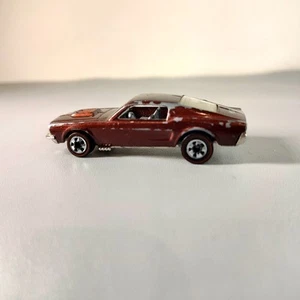 Hot Wheels Redline 1968 Custom Mustang Brown With Grey Interior - Picture 1 of 10