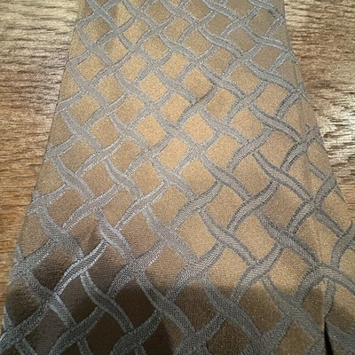 Corbata Hart Schaffner Marx 100 % seda geométrica para hombre nueva con etiquetas  Foto 1 de 4