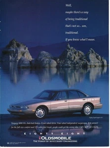 1993 Oldsmobile Eighty Eight Sedan Car V6 Intelligent Vintage Print Ad/Poster - Picture 1 of 1