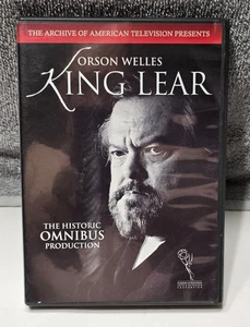 Orson Wells King Lear Historic Omnibus Production DVD 1953 Archives American TV - Foto 1 di 4