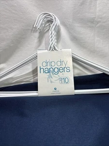 Mainstays Vinyl Coated Drip Dry Hanger, 10 Count NEW - Picture 1 of 6