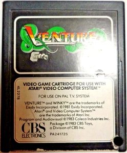 ATARI VCS 2600 -- VENTURE (CBS) - Picture 1 of 2