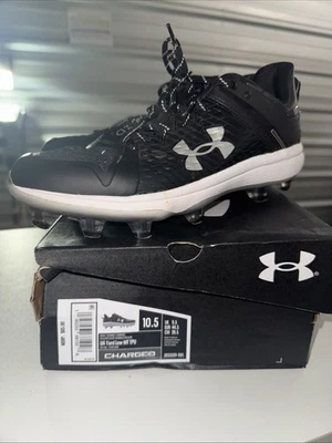 Under Armour Men's UA Yard Low MT TPU Baseball Cleats – Size 10 Men’s – Black - Image 1 of 4