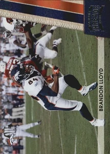 2011 Panini Threads Silver Denver Broncos Football Card #43 Brandon Lloyd /250 - Picture 1 of 2